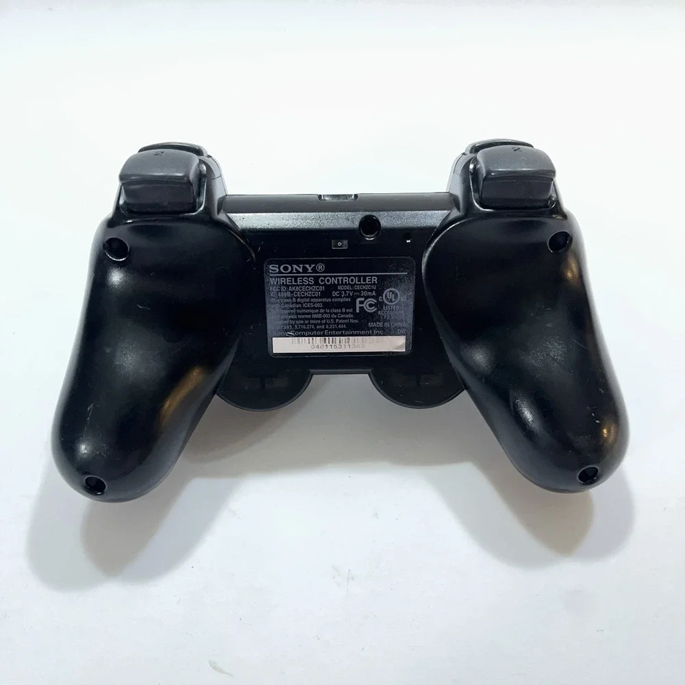 Sony PlayStation PS3 Dualshock 3 Sixaxis Controller Black *Cleaned Tested